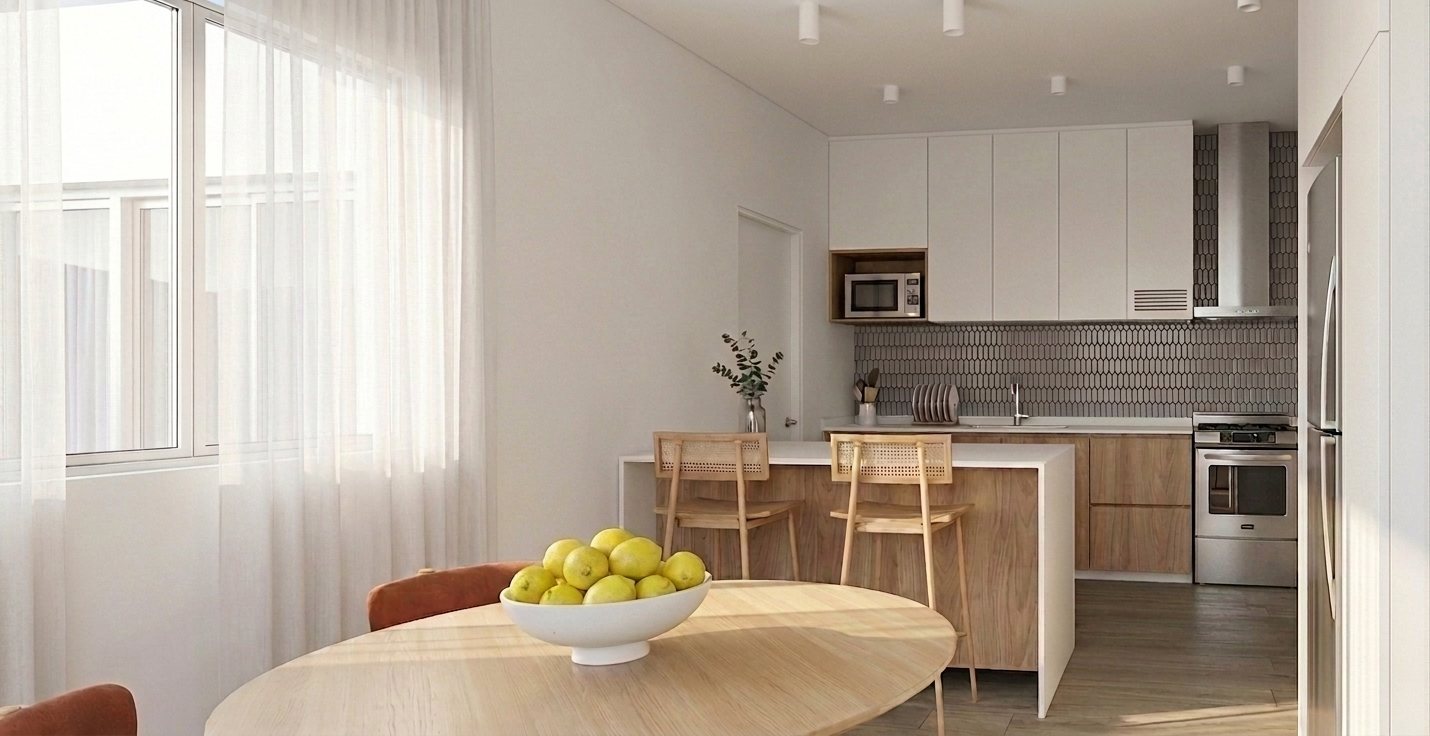 Cocina y comedor diario