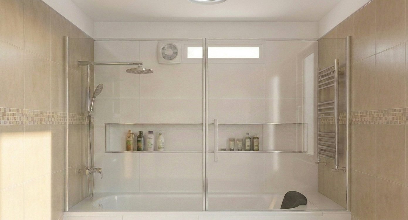 Hidromasaje porcelanato blanco