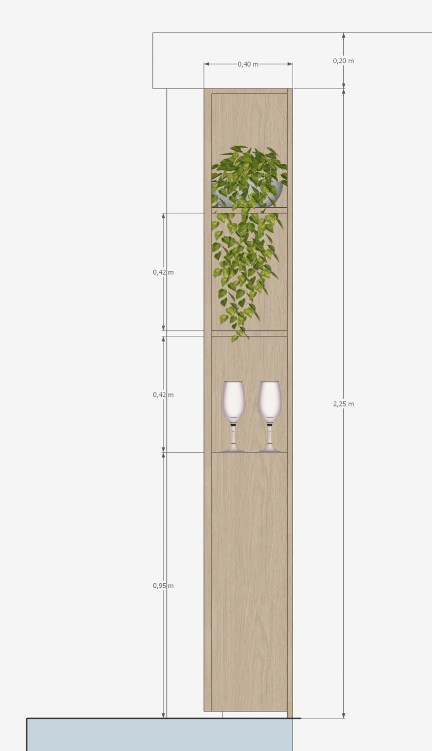 Estantería lateral